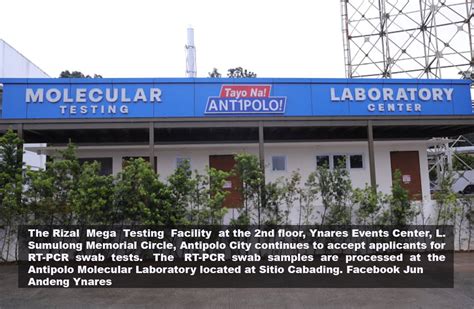 emission testing center antipolo|Rizal Mega Swab Testing Facility .